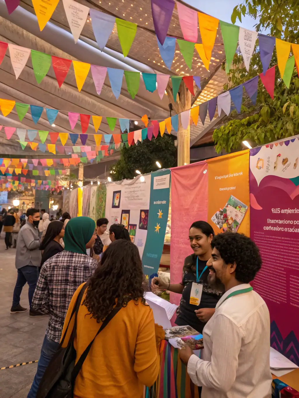 A vibrant image of community members participating in a social event organized by the COMITE DEPARTEMENTAL DE TIR DU CHER, promoting social interaction and community spirit.